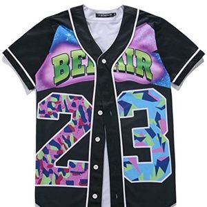 HOP FASHION Unisex Baseball Jersey Short Sleeve